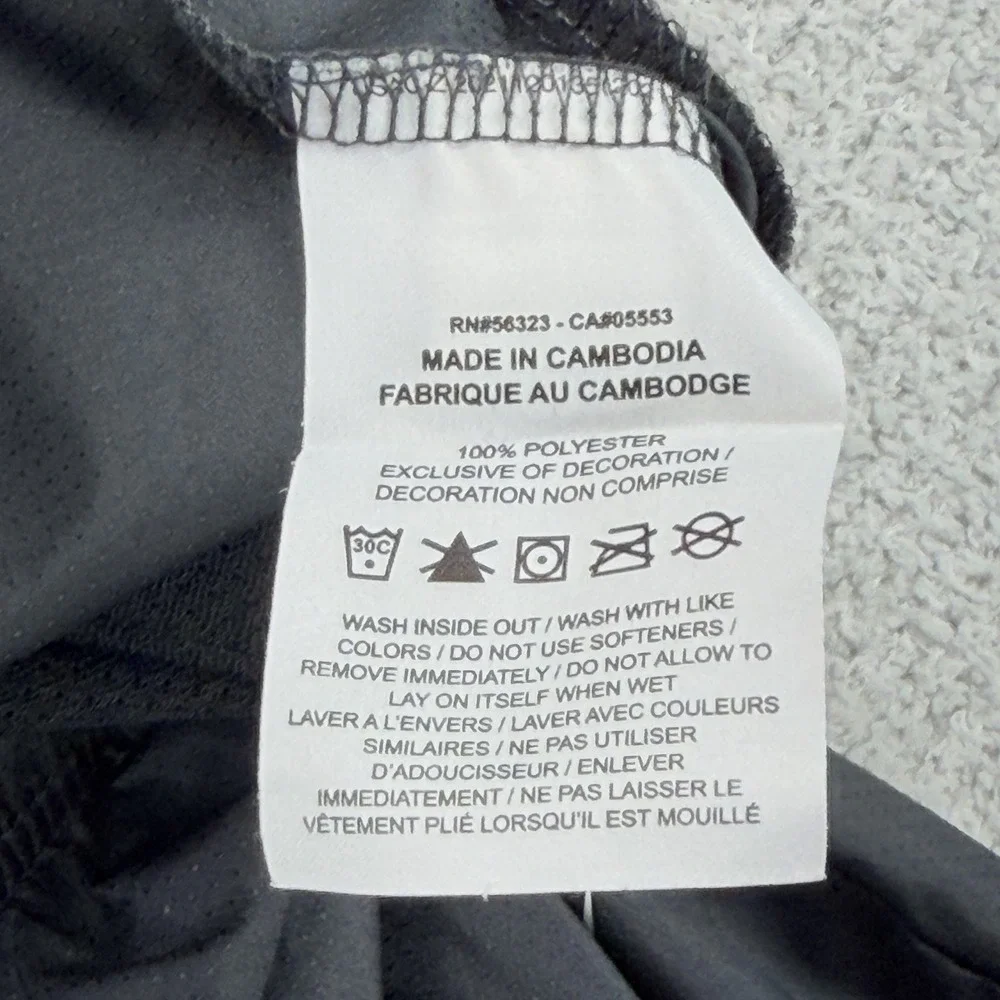 Nike Team Miler Repel Pants Men's Large Black Running Track Ankle Zip DH8110